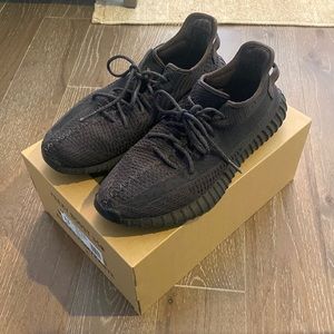 Yeezy Boost Black Sneakers, size 13